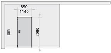 dimensiuni usa pietonala poarta cu 1 canat dimensiuni usa pietonala poarta culisanta antifoc cu 1 canat